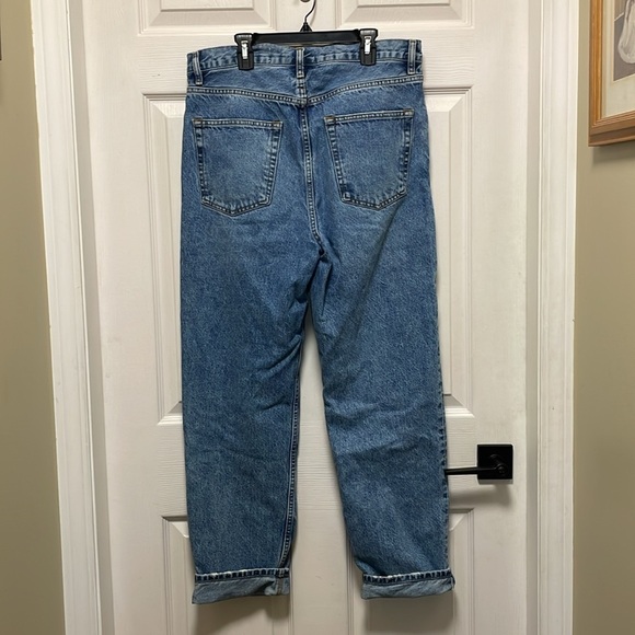 Zara | Blue | Relaxed | Button-fly | HighWaisted | Denim | Jeans | Size 31 - Picture 5 of 13